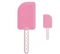 Brosse pour chien - Brosse pour chat 20 x 7 cm, innovation de stockage intelligent | Peigne de massage double face lavable avec dents de massage arrondies en caoutchouc souple, peigne de toilettage po