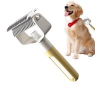 Brosse pour chien contre la perte de poils, râteau à dents douces | Brosse de toilettage pour chat pour le bain et la douche, la maison et le soin des chats, races de taille moyenne et