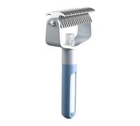 Brosse pour chien contre la perte de poils - Râteau à dents douces - Brosse pour animaux de compagnie - Pour la douche, la maison, le toilettage quotidien des chats, les races moyennes à grandes
