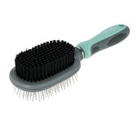 Brosse pour chien double flexible Kerbl Vert 24x7 cm