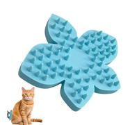 Brosse pour chien - Forme Pétale pour un Massage Apaisant - Brosse de toilettage pour chien | Idéale pour le bain des chiots, chatons et chats