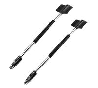 Brosse pour chien - Peigne pour taches de larmes, peigne pour animaux de | compagnie à double tête - 2 brosses pour enlever la morve, fournitures de nettoyage portables pour petits