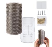 Brosse pour chien pour changer le pelage - Outil de toilettage réutilisable pour animaux de compagnie - Brosse de toilettage pour chats de petite, moyenne et grande taille, chiots, chatons, maison