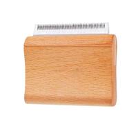 Brosse pour chien pour la perte, outil d'épilation pour animaux de compagnie | Brosse ergonomique en bois pour marié,Peigne de sous-poil de chien de toiletteur en bois pour animaux de compagnie de dém