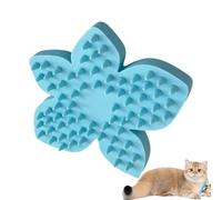 Brosse pour Chien pour le Bain,Forme pétale pour un démêlage en douceur,Brosse de massage pour shampooing | Idéale pour le bain des chiots, chatons et chats