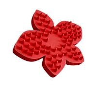 Brosse pour Chien pour le Bain | Forme pétale pour un démêlage en douceur | Brosse de toilettage pour chien - Pour Chiots Chiens Chats à Domicile ou en Voyage