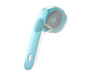 Brosse pour chien pour le bain, peigne de douche multifonction et bain de chat - Massage d'entretien Q avec poignée ergonomique - Ce pinceau de randonnée pour chien est fabriqué en polystyrène et