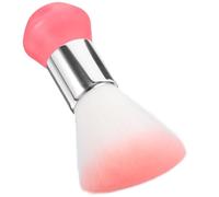 Brosse pour Couper Cheveux Rose, Plumeau de Coiffeur en Nylon Pp Aluminium | Usage Maison ou Professionnel, Nettoyage Rapide des Résidus, Prise en Main Douce et Confortable