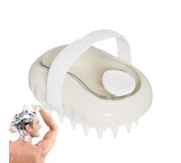 Brosse pour cuir chevelu - Brosse à récurer pour le lavage des cheveux, anti-enchevêtrement, nettoyage en profondeur, exfoliant pour soulager le stress, utilisation à la maison, au spa, à sec et