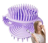 Brosse pour cuir chevelu, brosse à shampoing | Brosse à shampoing double face pour lavage des cheveux et cuir chevelu - Exfoliant pour cuir chevelu, épurateur manuel humide et sec pour soins du cuir c