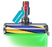 Brosse pour Dyson V7 V8 V10 V11 V15 Tête de Brosse avec LED Vert Révéler et Aspirer la Poussière Invisible Brosse Motorisée Aspirateur pour Dyson Embout Pièce Détachée Accessoire pour Sols Durs