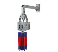 Brosse pour élevage HappyCow MidiSwing Rouge 30x106x135 cm