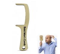 Brosse Pour Homme Chauve 5x16,9 Cm, Peigne édenté En Bois Drôle, Cadeaux De Farces, Outil De Toilettage Pour Homme, Pour Père, Mari, Amis, Collègues, Anniversaire A