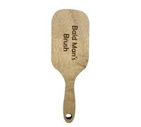 Brosse pour homme chauve, peigne bâillon pour homme chauve, peigne amusant en bois sans poils et peigne sans dents, brosse à cheveux en bois sans poils pour amis avec cheveux clairsemés ou
