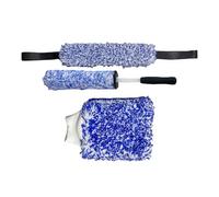 Brosse pour jantes de voiture, brosse de nettoyage, jantes de voiture, 3 pièces, gant en microfibre pour lavage sans pour SUV van Moto Camion Minivan