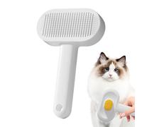 Brosse pour jeter les chiens | Peigne de toilettage pour chiots avec dents à épingle et aiguille | Brosse de nettoyage pour poils d'animaux | Outil de bain de massage | Pour la maison, le salon