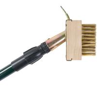 Brosse pour joints de mauvaises herbes avec manche télescopique Gratte-joint Nettoyeur de joints Brosse pour joints de mauvaises herbes