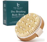 Brosse pour le corps - Brosse exfoliante ronde améliorée, utilisation à sec pour la cellulite et massage de drainage lymphatique