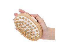 Brosse pour le Corps de Brossage à Sec, Masseur en Bois en Bois Naturel Brosse pour la Peau de des Pieds Brosse de Massage pour le Drainage Lymphatique Brosses pour éliminer la Cellulite,