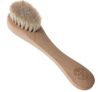 Brosse pour le nettoyage du visage Brosse sèche en crin de cheval Brosse exfoliante en bois de hêtre Nettoyage exfoliant