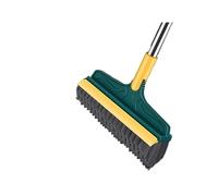 Brosse pour Le Sol Brosse de Nettoyage sols à Long Manche et Poils durs, nettoyant for carrelage, for Toilettes Cuisine, Outil ménager(Green 23 * 131CM)