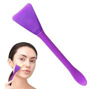 Brosse pour le visage à double tête - Spatule de soin de la peau, silicone doux et durable, outil multifonctionnel réutilisable | Parfait pour appliquer des masques à l'argile, un couvre-visage à la b