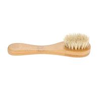 Brosse pour le Visage avec Manche en Bois Outil de Nettoyage Exfoliant pour la Peau Brosse Manuelle pour le Visage,Poils Naturels Brosse de Nettoyage pour le Visage en Bois,brosse