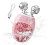 Brosse pour le visage, nettoyage de la peau, brosse de nettoyage du visage | Rouleau de visage,Outil de masseur électrique étanche vibrant 5 vitesses réglables pour hommes et femmes