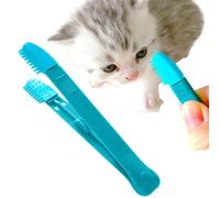 Brosse pour les yeux des animaux de compagnie - Détachant les larmes pour chats | Peigne de nettoyage flexible en silicone pour petits chiens, chats, toilettage et massage doux
