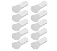 Brosse pour masque en Silicone, Mini applicateur de boue à manche court, outil de beauté du visage Portable, blanc, 10 pièces (Style de secteur)
