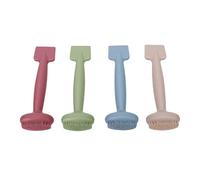 Brosse pour Masque Facial en Silicone 4 Pi ces Double extr mit Douce au Toucher une Application Lisse et sans Traces avec Poign e R sine ABS