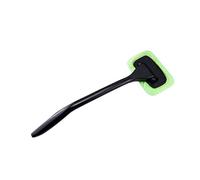 Brosse pour pare-brise de voiture - Outil de nettoyage de vitres pivotant avec long manche - Universel - Pour la maison et le bureau