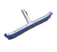 Brosse pour parois de piscine - VIDAXL - Aluminium - 46 cm - Brosse incurvée
