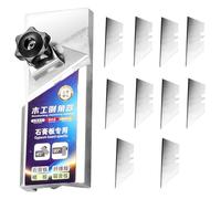 Brosse pour planifier le placoplâtre, angle de 45 ° pour biseauter, bords en carton, plâtre, brosse chanfreinante pour panneaux de plâtre, pour construction en bois, travaux et bricolage