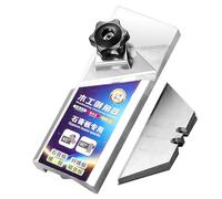 Brosse pour planifier les plaques de plâtre - Outil de biseautage pour plaques de plâtre avec angle de 45° - Chanfrein d'angle en de plâtre - Pour la construction du bois, la rénovation de la