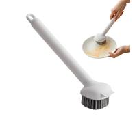 Brosse pour Pot | Grattoir Rotatif 360 Degrés avec Manche Long pour Casseroles | Brosse À Récurer | pour Évier Casserole Poêle De Cuisson Carrelage Salle De Bain Douche