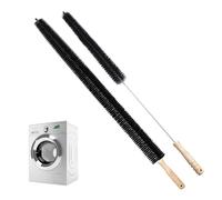 Brosse pour Radiateur, Lot de 2 Brosses de Nettoyage de Radiateur avec Manche en Bois, Outil de Dépoussiérage Flexible pour Fentes et Interstices des Radiateurs de Chauffage