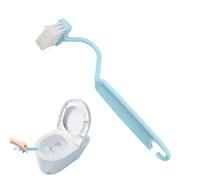 Brosse pour Rebord de Toilette - Nettoyant pour Cuvette de Toilette en Forme de S | Outil de Nettoyage de Salle de Bain - Nettoyant de Rebord incliné pour Toilettes, Cuisines, salles de Bains, d