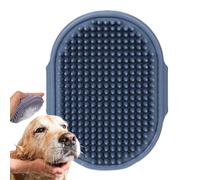 Brosse pour shampooing pour chien - Brosse de massage ergonomique - Brosse pour animaux de compagnie - Pour chiots, chatons, furets, lapins, cochons d'Inde - Pour l'intérieur et l'extérieur ainsi que