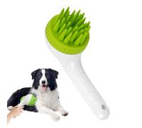 Brosse pour shampooing pour chiens - Accessoire pour enlèvement sous-poil avec manche longue - Brosse masseuse shampooing pour chatons lapins chiens chats - Relax Environnement intérieur