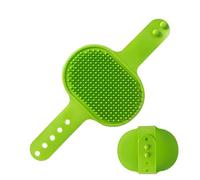 Brosse Pour Soins Des Chats, Brosse De Toilettage Avec Dispositif De Sangle, Peigne De Soin Pour Animaux En Silicone Réglable, Utilisation À Sec Et Mouillé Pour Maison, Voyage, Refuge, Pieds De Table