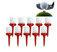 Brosse pour tee de golf, outils multifonctionnels d'entraînement | Lot de 10 brosses pour tee longue distance pour femmes, hommes, débutants, intérieur et extérieur, Green Campo