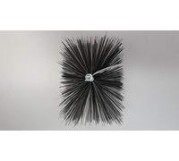 Brosse de tuyau de poêle/conduit de cheminée/chaudière En fil d'acier indéformable de qualité supérieure Forme rectangulaire