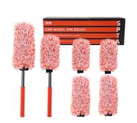 Brosse Premium en Microfibre Extra Fine pour Jantes de Voiture - Nettoyage Complet et Délicat - Idéal pour Jantes de Haute Qualité
