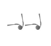Brosse Principale, Brosse Latérale, Compatible Avec Roborock, Compatible Avec Qrevo, Compatible Avec Curv, Compatible Avec Qrevo Et Aspirateur Robot Edge(Grey 2pcs)
