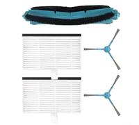 Brosse principale, brosse latérale et kit de remplacement de filtre pour Cecotec pour aspirateur robot Conga 9590/9990/10090, nylon et accessoires en papier filtre pour un nettoyage efficace de la