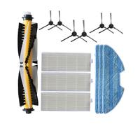 Brosse Principale, Brosse Latérale, Filtre, Chiffon De Nettoyage, Compatible Avec Les Aspirateurs Robots Eziclean Et ONE Aqua 210. Pièces De Rechange Et Accessoires.(13PCS)