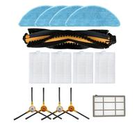 Brosse Principale, Brosse Latérale, Filtre, Filtre Primaire, Tampons De Nettoyage, Compatibles Avec Les Aspirateurs Robots AENO, RC3S Et AENO RC2S. Pièces Détachées Et Accessoires(Set1)