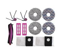 Brosse principale, brosse latérale, filtre HEPA, chiffon de vadrouille, sac à poussière, Compatible avec Eureka J15 Max Ultra / J15 Evo Ultra des pièces de rechange