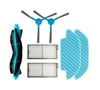 Brosse principale, brosse latérale, filtre HEPA, serpillière, compatible avec Cecotec Cong 5490, 6090, 7090, accessoires for aspirateur robot Parties(Set 2)
